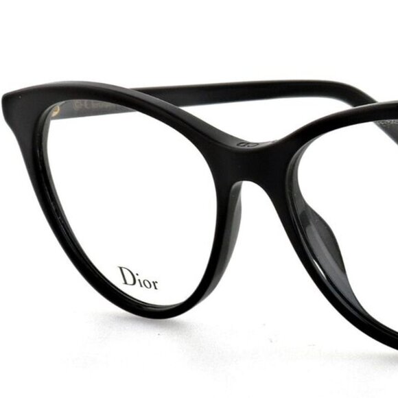 CHRISTIAN DIOR MONTAIGNE n57 807 (black) 52-15-145 Rx Eyeglass Frame, Pre-Owned - Picture 2 of 7